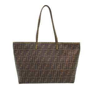 Fendi tote bag shopper Zucca FF monogram canvas Brown